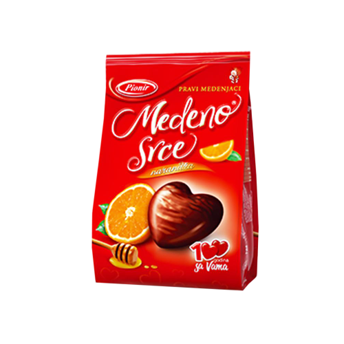 Pionir zemër mjaltë portokall 150g