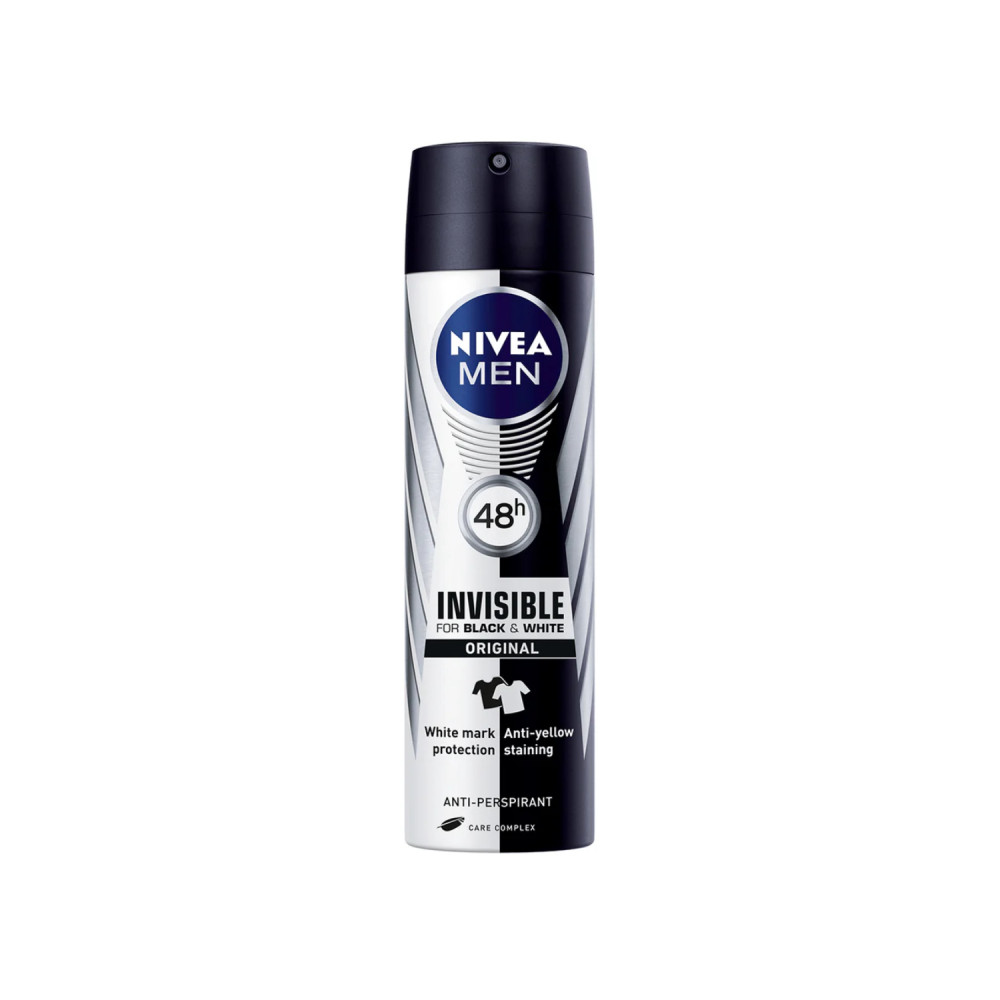 Nivea-deo-for-men-invisible-black&white-48H-protection-150ml