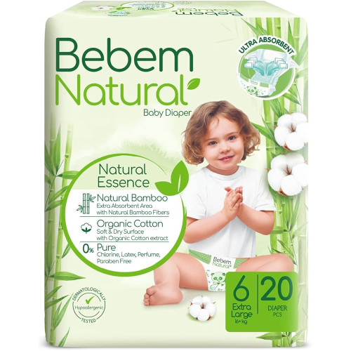 Bebem-natural-extra-large-15+kg/20pcs